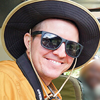 Thomas B., happy Mwewe Expeditions safari guest